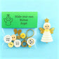 Button Snowman Christmas Tree Crafts Ornament