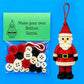 Button Snowman Christmas Tree Crafts Ornament